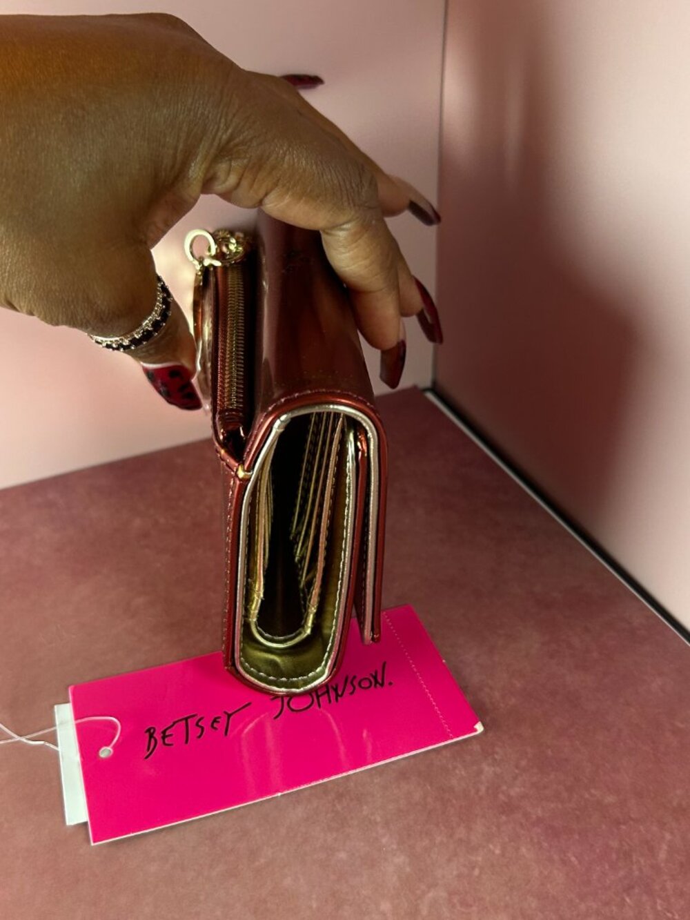 BETSEY JOHNSON CNY YEAR OF THE HORSE WALLET - Picture 9 of 11